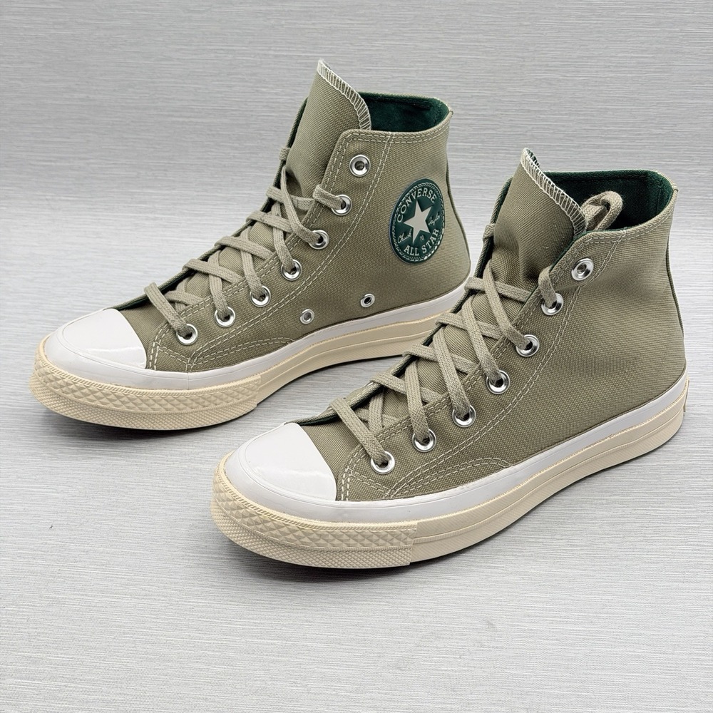 Converse Chuck 70 Women's 7 High Top Sneakers Olive Green Egret A00726C